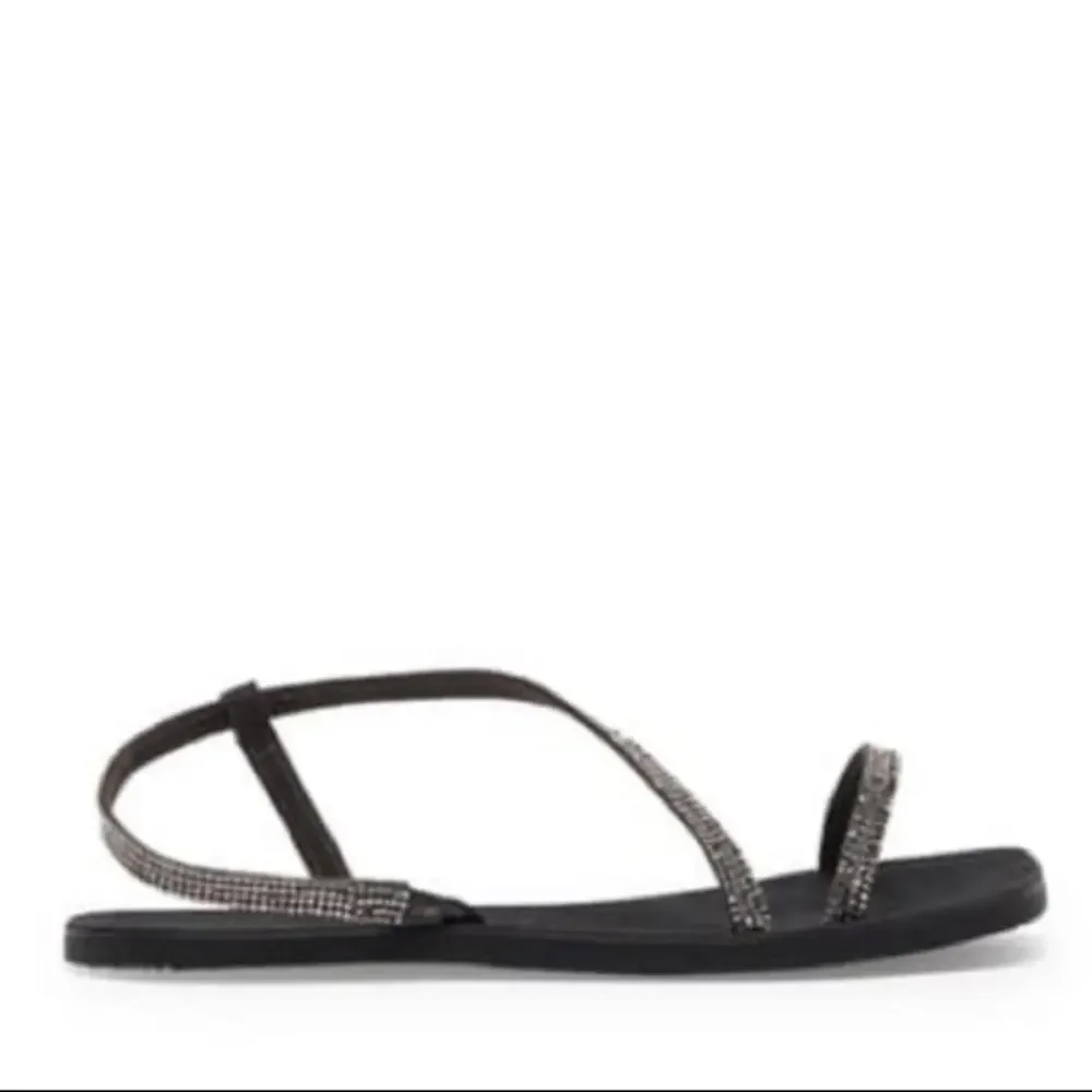 Free People Black Crystal Cove Women 40 or 10 Sandals BRAND NEW